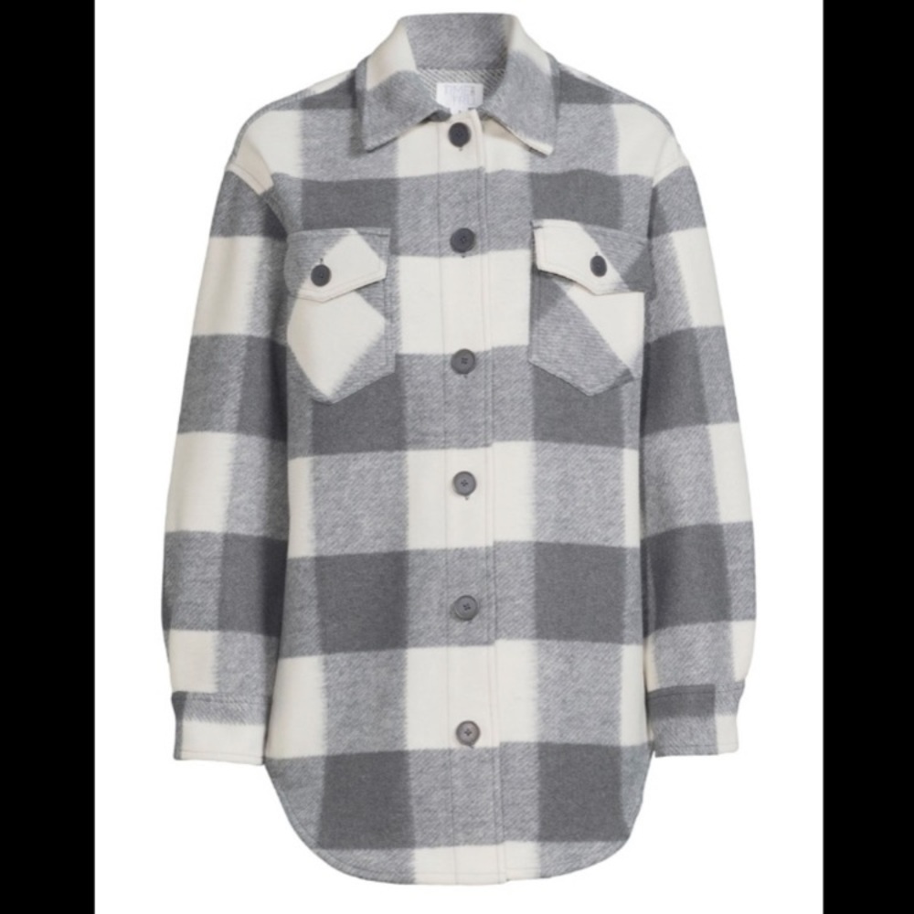Time & Tru Women’s Flannel Shirt Jacket